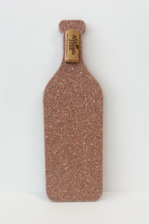 Corian Cutting Board Wine Bottle - Rust Speckle