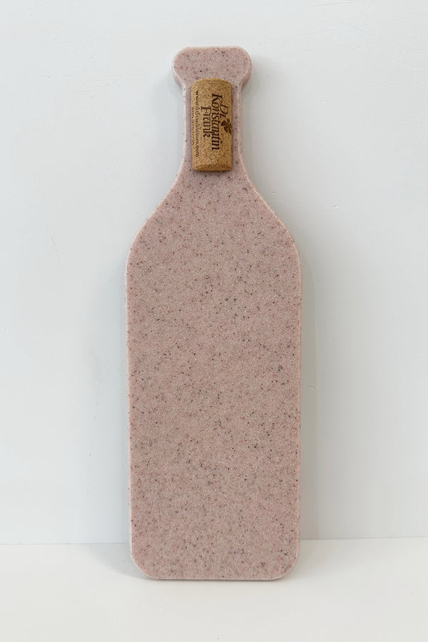 Corian Cutting Board Wine Bottle - Light Pink