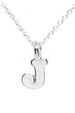 Plata Initial Necklace - Silver
