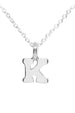 Plata Initial Necklace - Silver