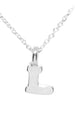 Plata Initial Necklace - Silver