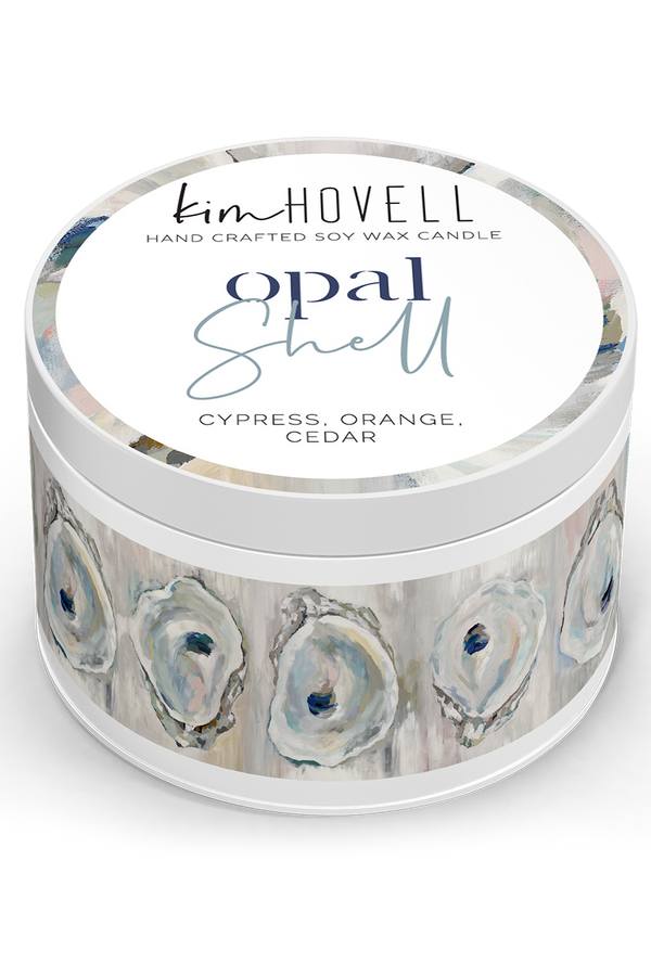 Kim Hovell + Annapolis Mini Tin Candle - Opal Shell
