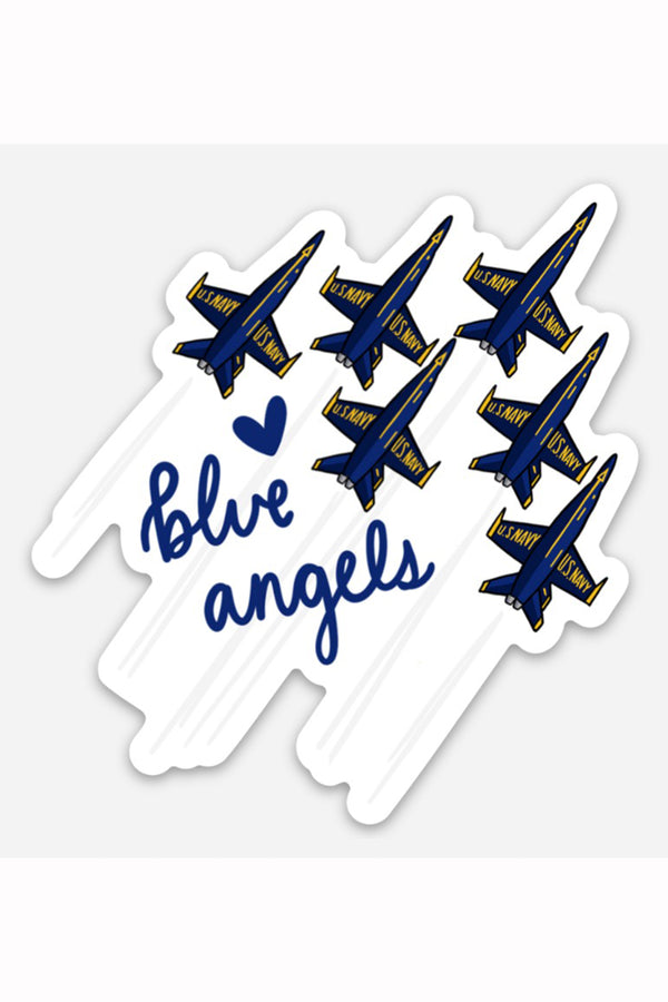 Trendy Sticker - Blue Angels in the Sky