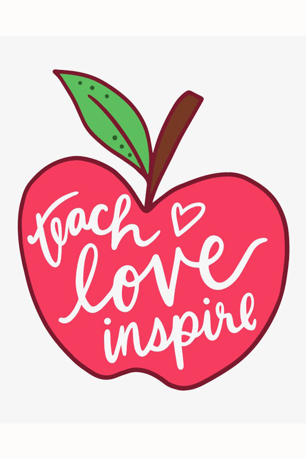 Trendy Sticker - Teacher Apple