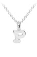 Plata Initial Necklace - Silver