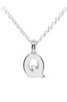 Plata Initial Necklace - Silver
