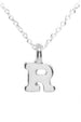 Plata Initial Necklace - Silver