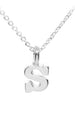 Plata Initial Necklace - Silver