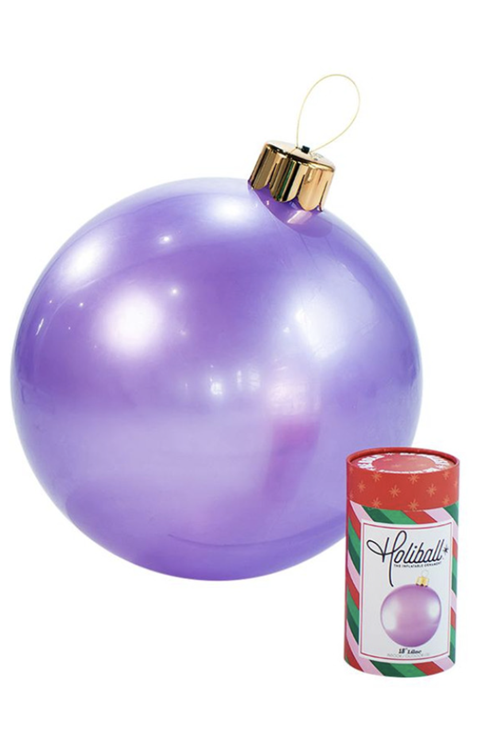 Holiball Inflatable Ornament Ball - Purple