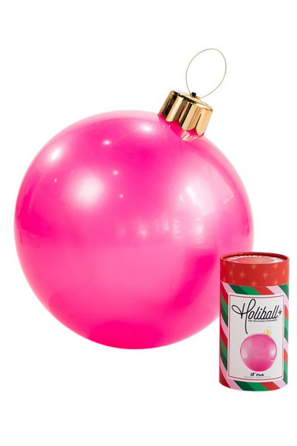 Holiball Inflatable Ornament Ball - Pink