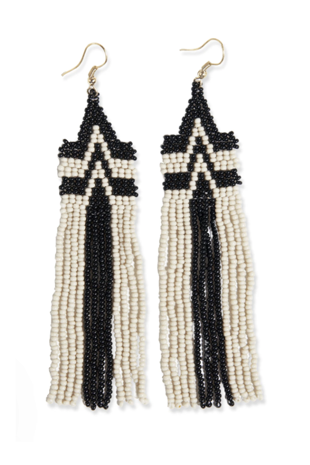 Danielle Peak Beaded Fringe Earring