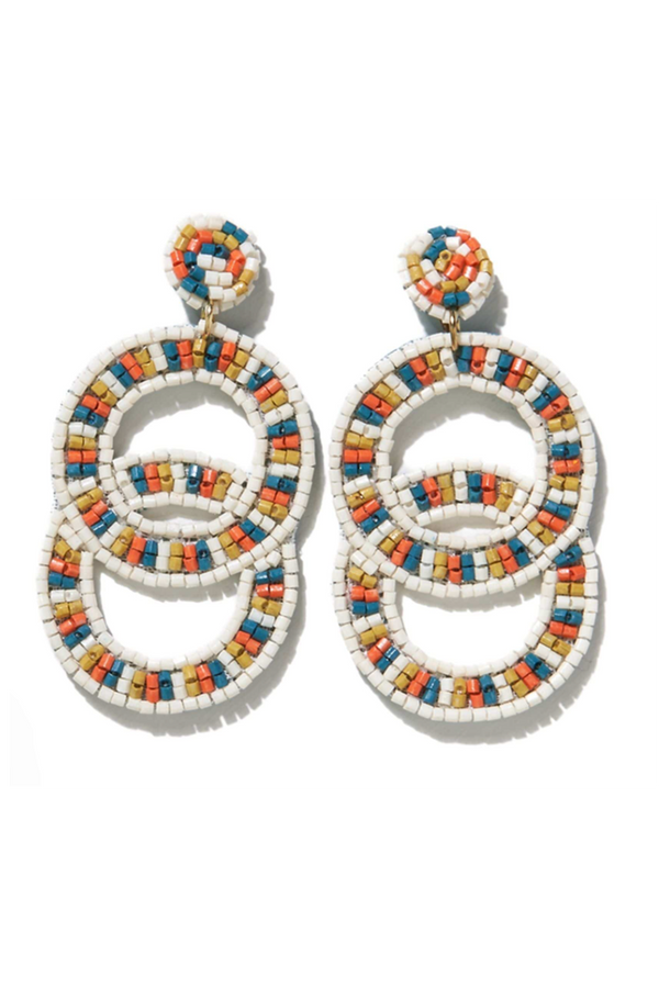 Monica Circle Earring - Desert