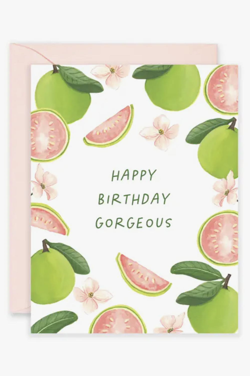 Isabella Single Birthday Card - Gorgeous Guava