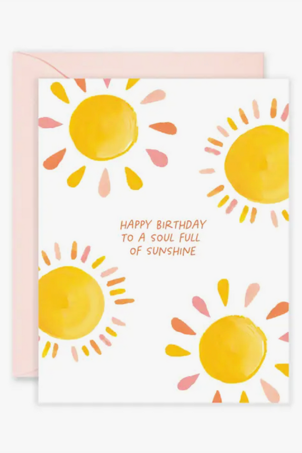 Isabella Single Birthday Card - Sunshine Soul