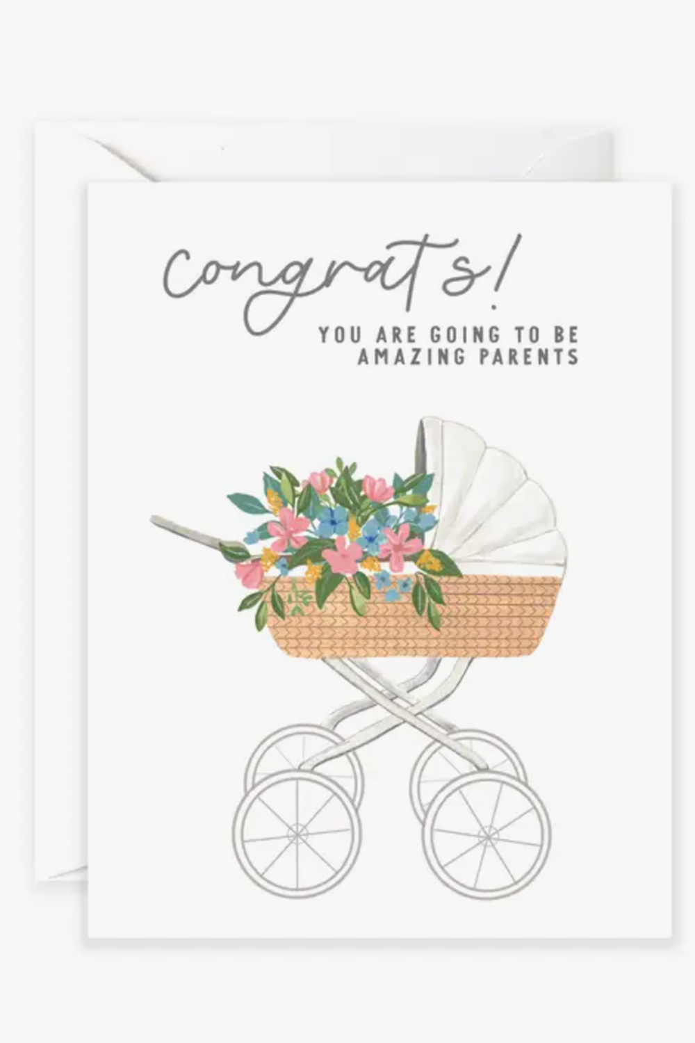 Isabella Single Baby Card - Amazing Parents Carriage