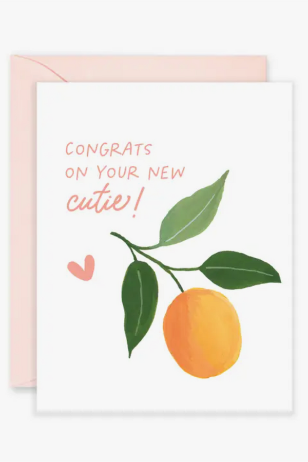 Isabella Single Baby Card - Cutie Congrats