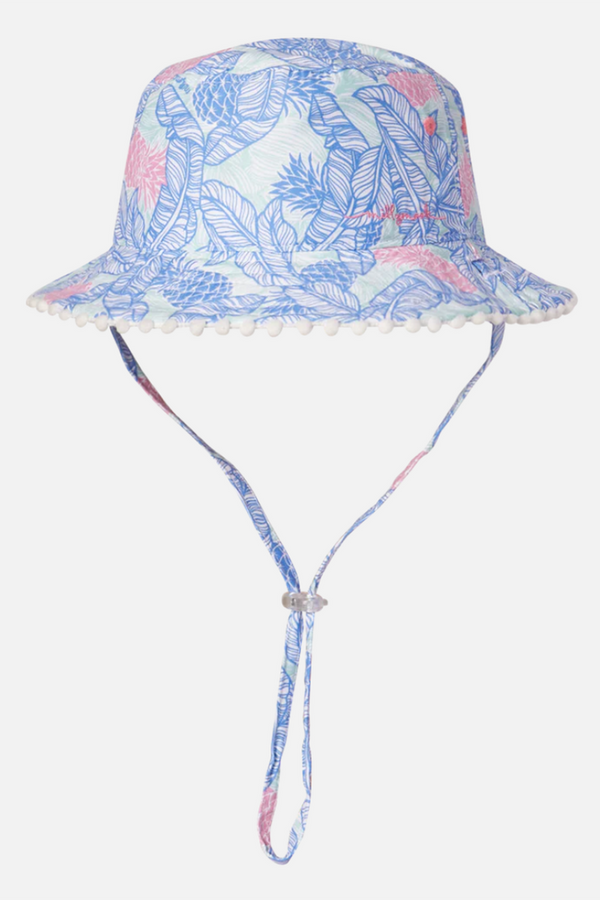 Baby Girl Bucket Hat - Tropics Blue
