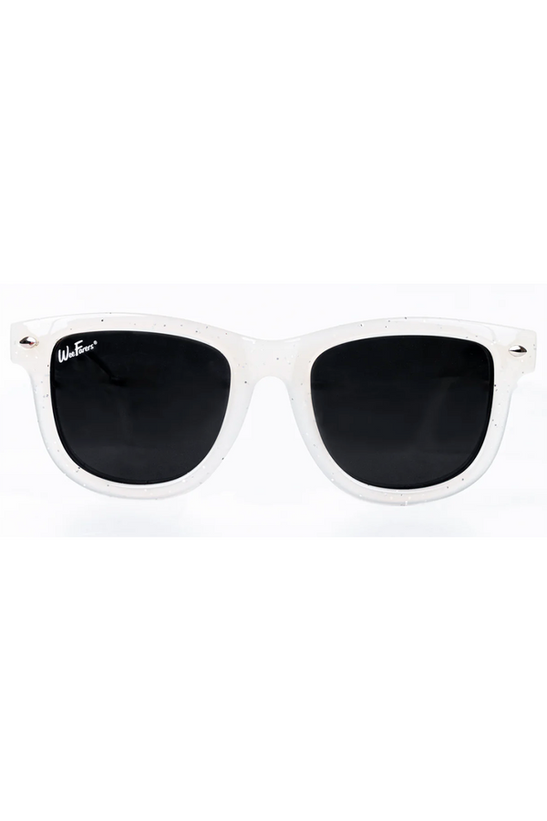 WeeFarers Polarized Kids Sunglasses - Summer Sparkler White