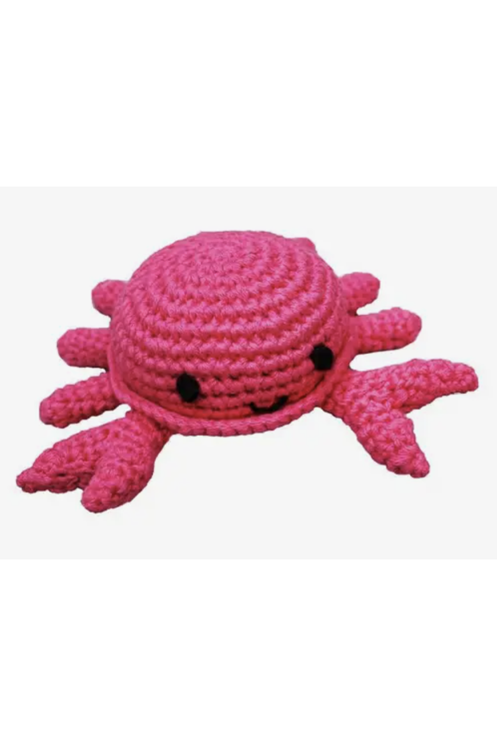 Petit Crochet Rattle - Crab Magenta