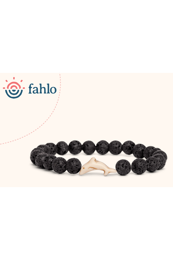 Fahlo Odyssey Bracelet - Lava Stone