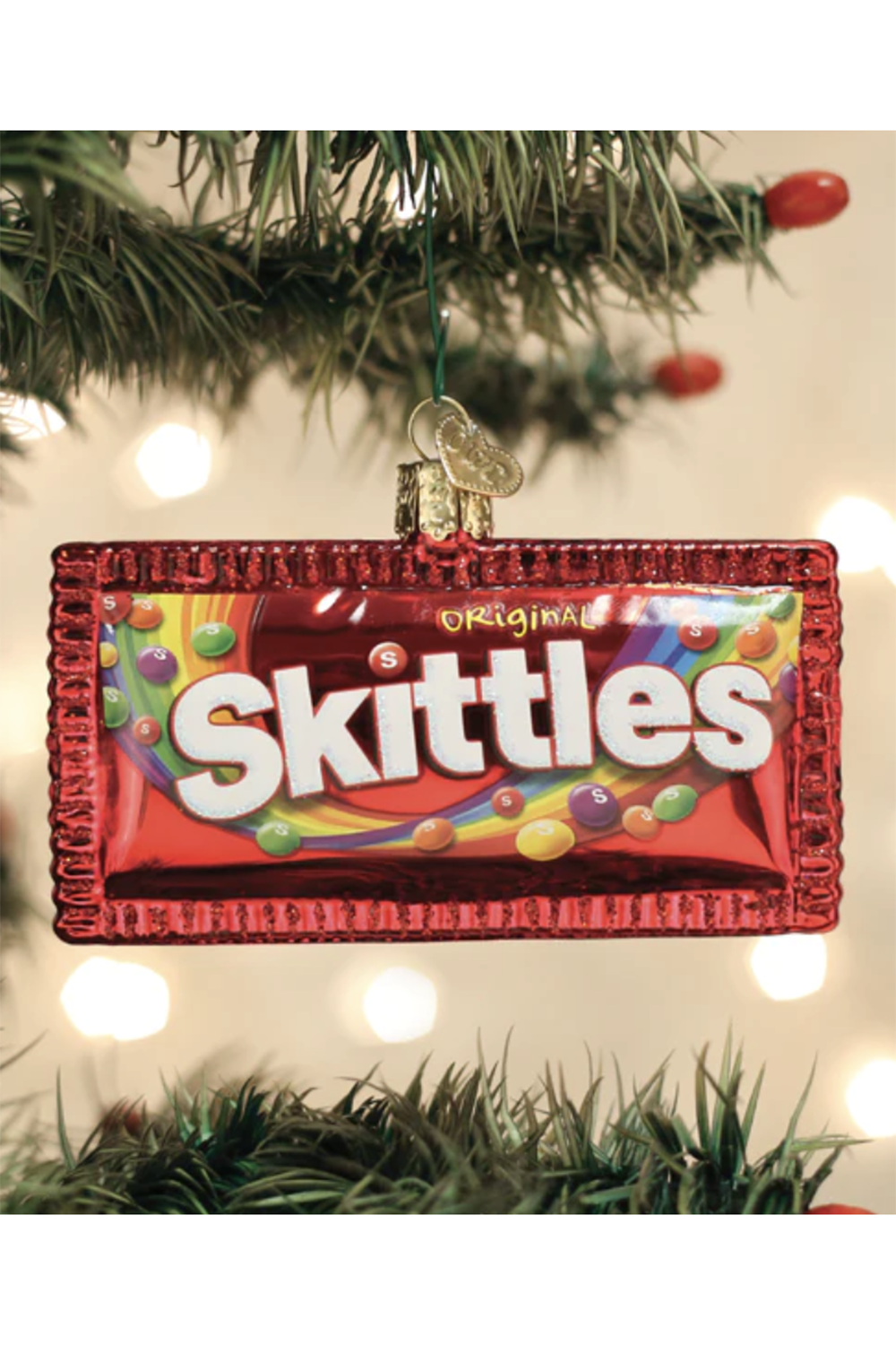 Glass Ornament - Skittles