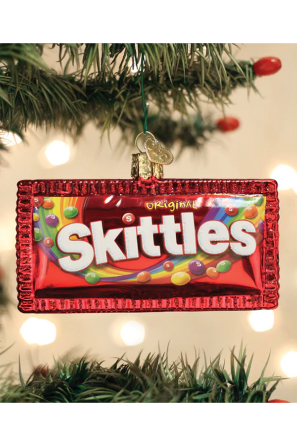 Glass Ornament - Skittles