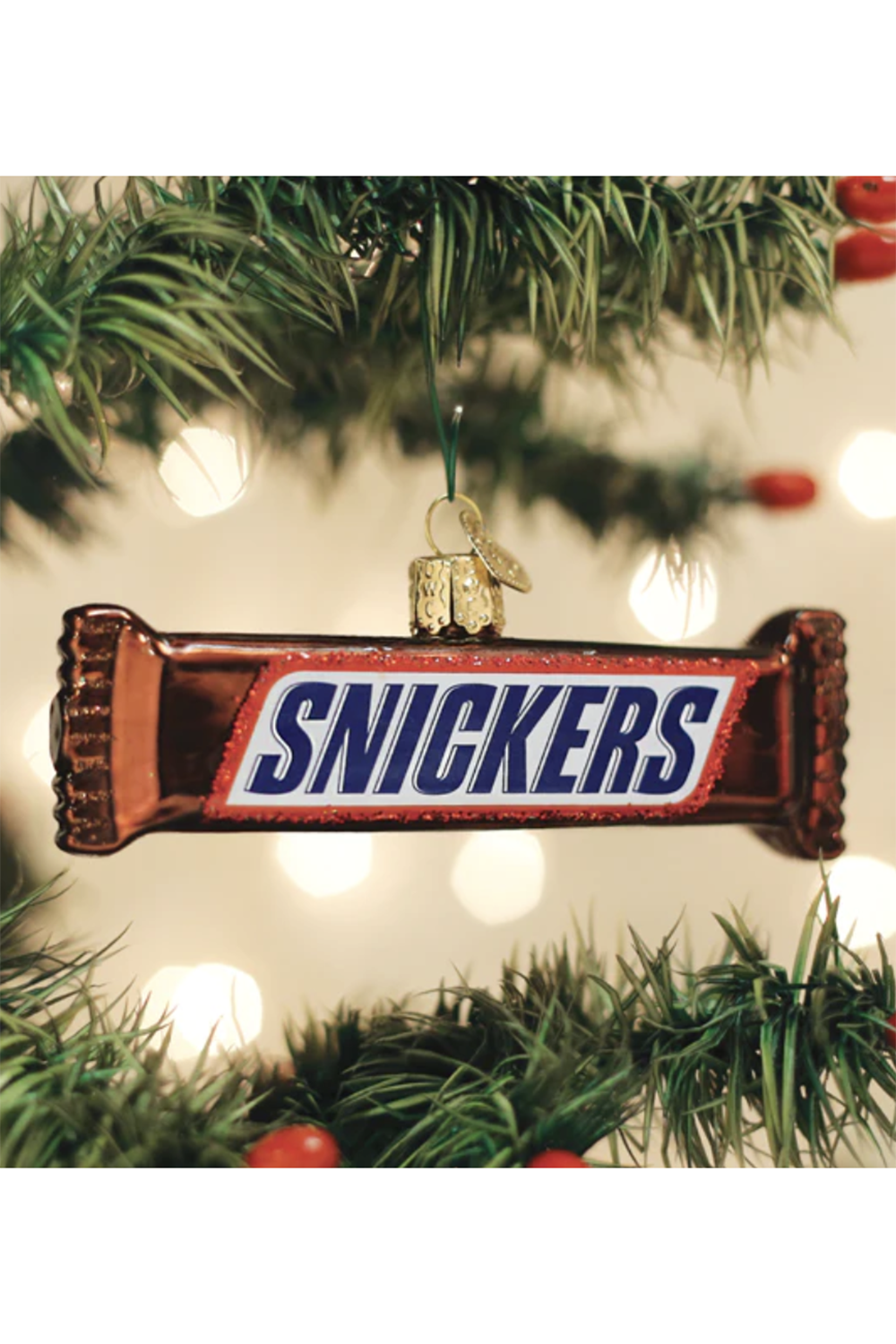 Glass Ornament - Snickers