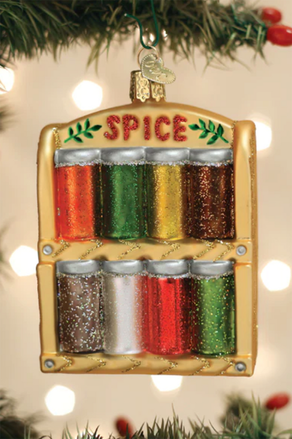 Glass Ornament - Spice Rack