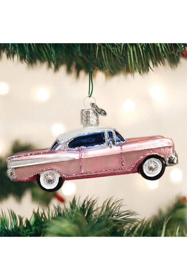 Glass Ornament - Classic Car