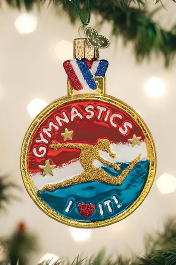 Glass Ornament - Gymnastics