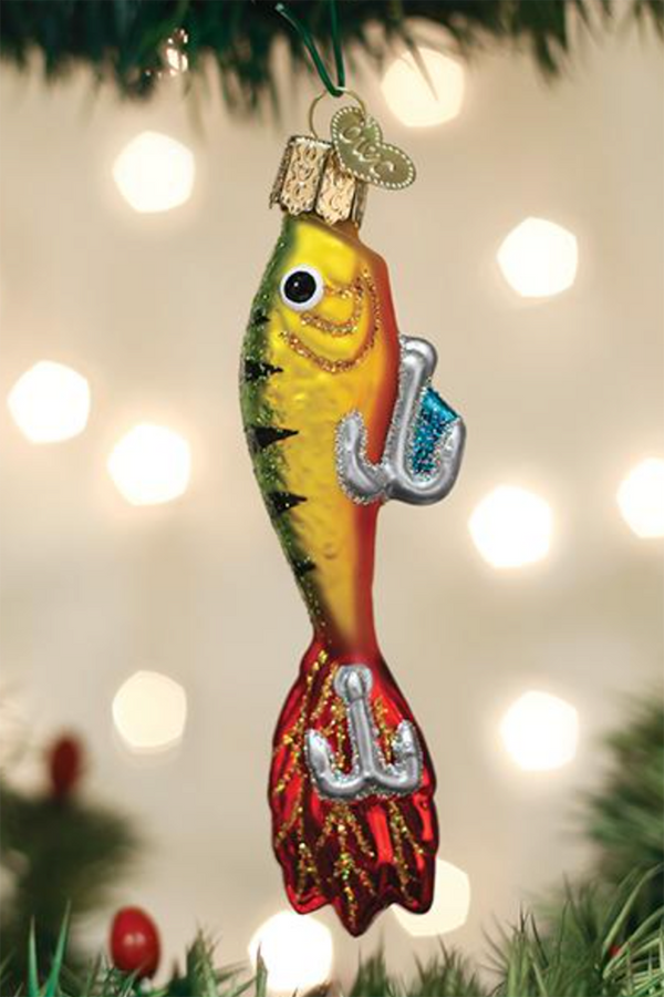 Glass Ornament - Fishing Lure