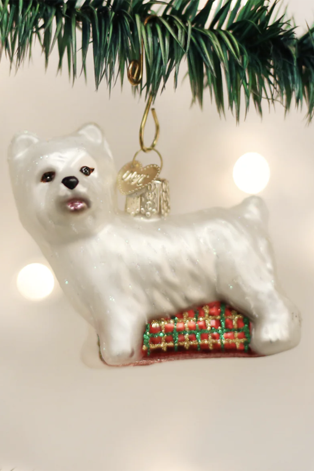 Glass Ornament - Westie