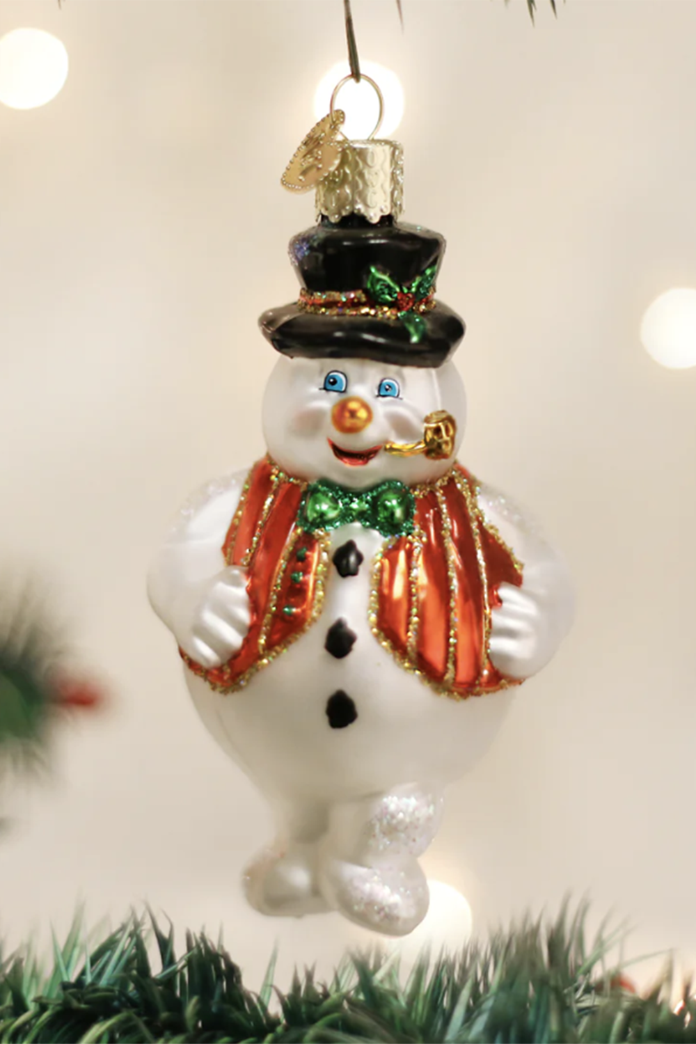 Glass Ornament - Mr. Frosty