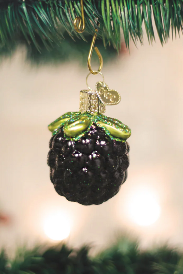 Glass Ornament - Blackberry