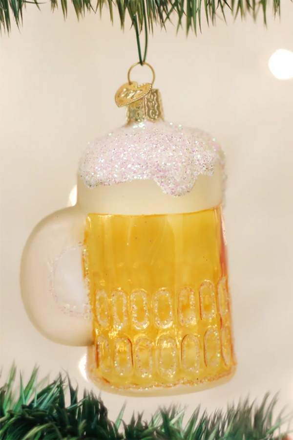 Glass Ornament - Mug of Beer