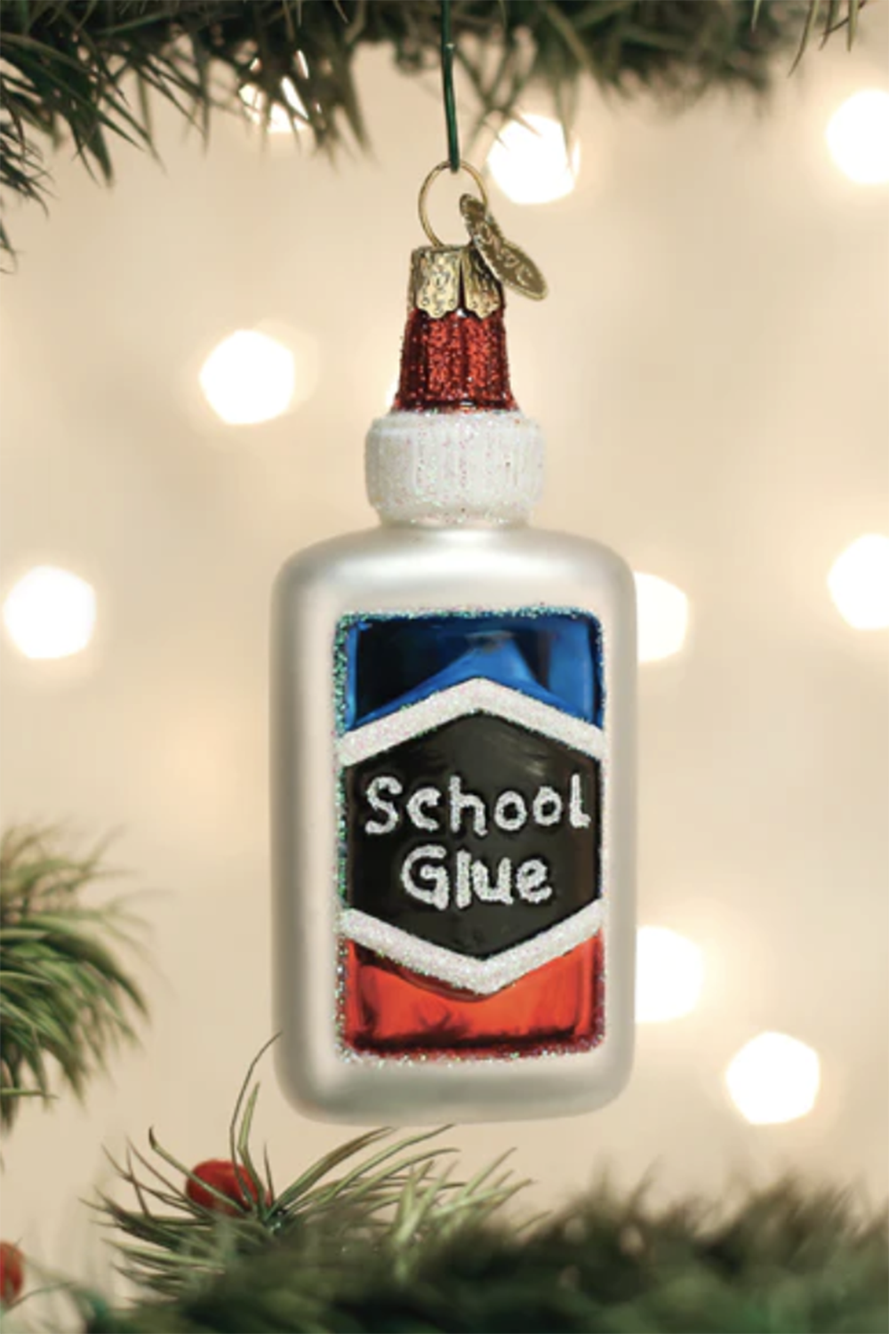 Glass Ornament - School Glue