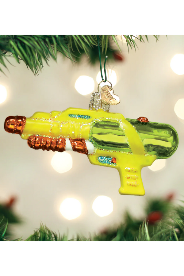 Glass Ornament - Squirt Gun