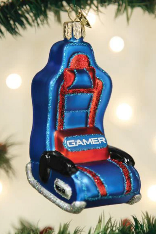 Glass Ornament - Gaming Chair