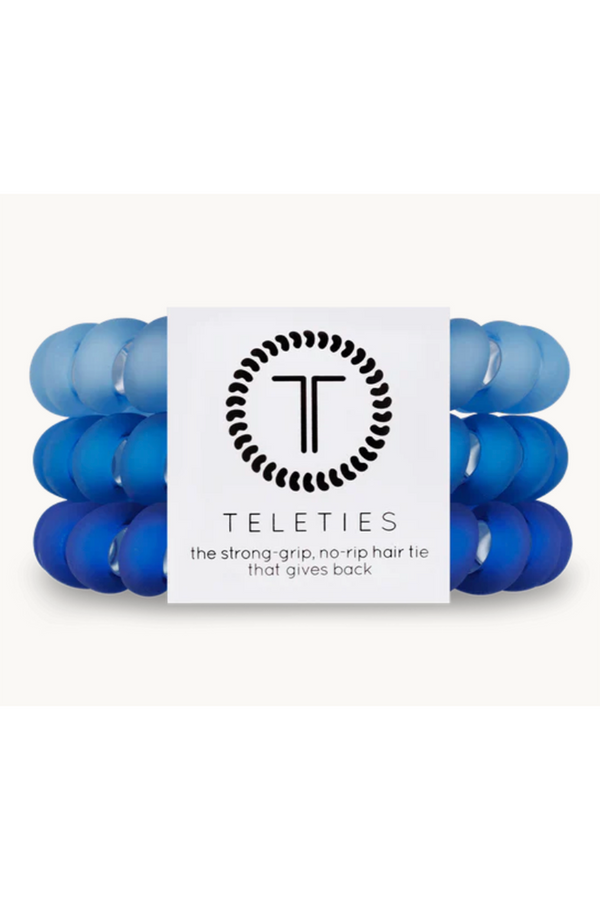 Teleties Hair Ties - Cobalt