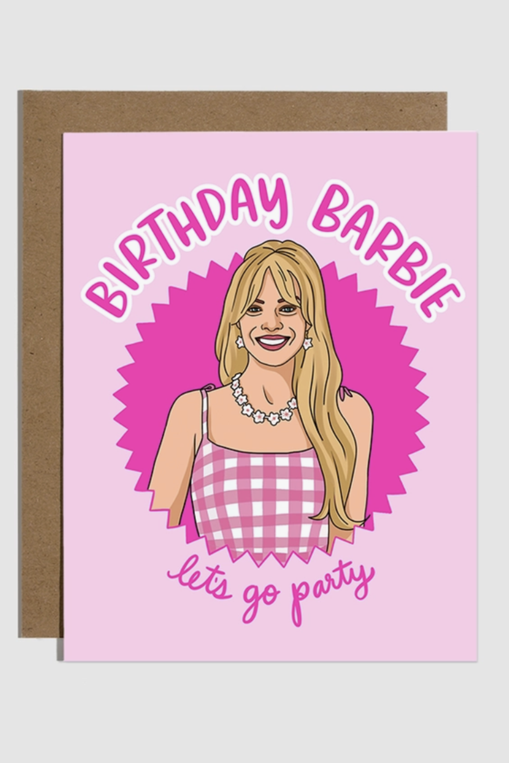 Trendy Birthday Card - Let's Go Party