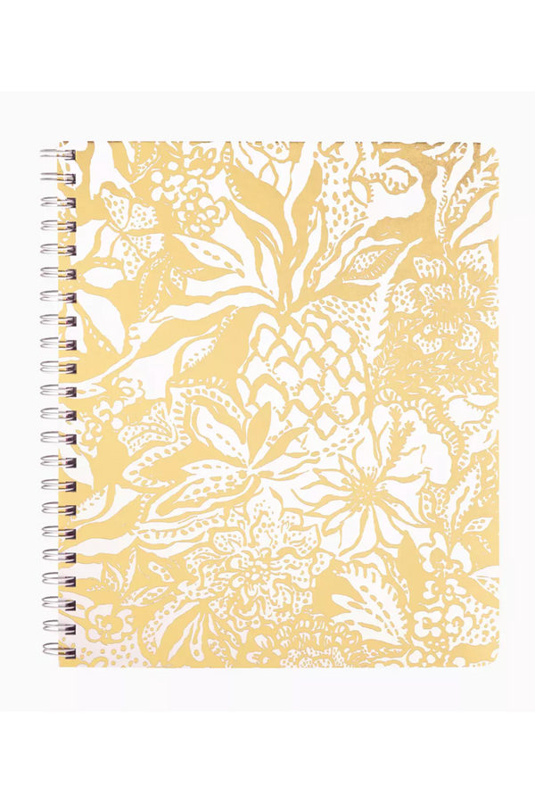 Lilly Large Notebook - Safari Sangria Gold