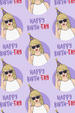 Trendy Wrapping Paper - Happy Birth-Tay