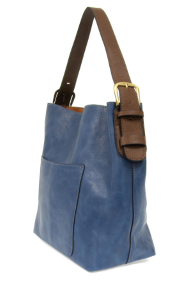 Joy Hobo-Style Handle Handbag - Celestial Blue
