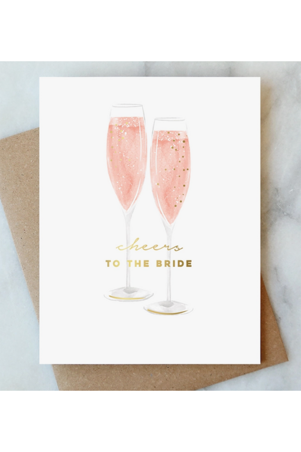 AJD Wedding Card - Bubbles for the Bride