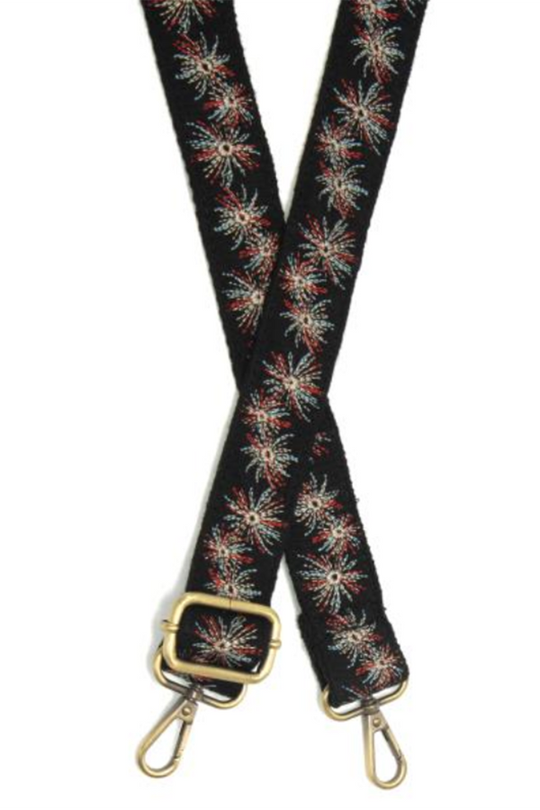 Joy Guitar Strap - Fireworks Black