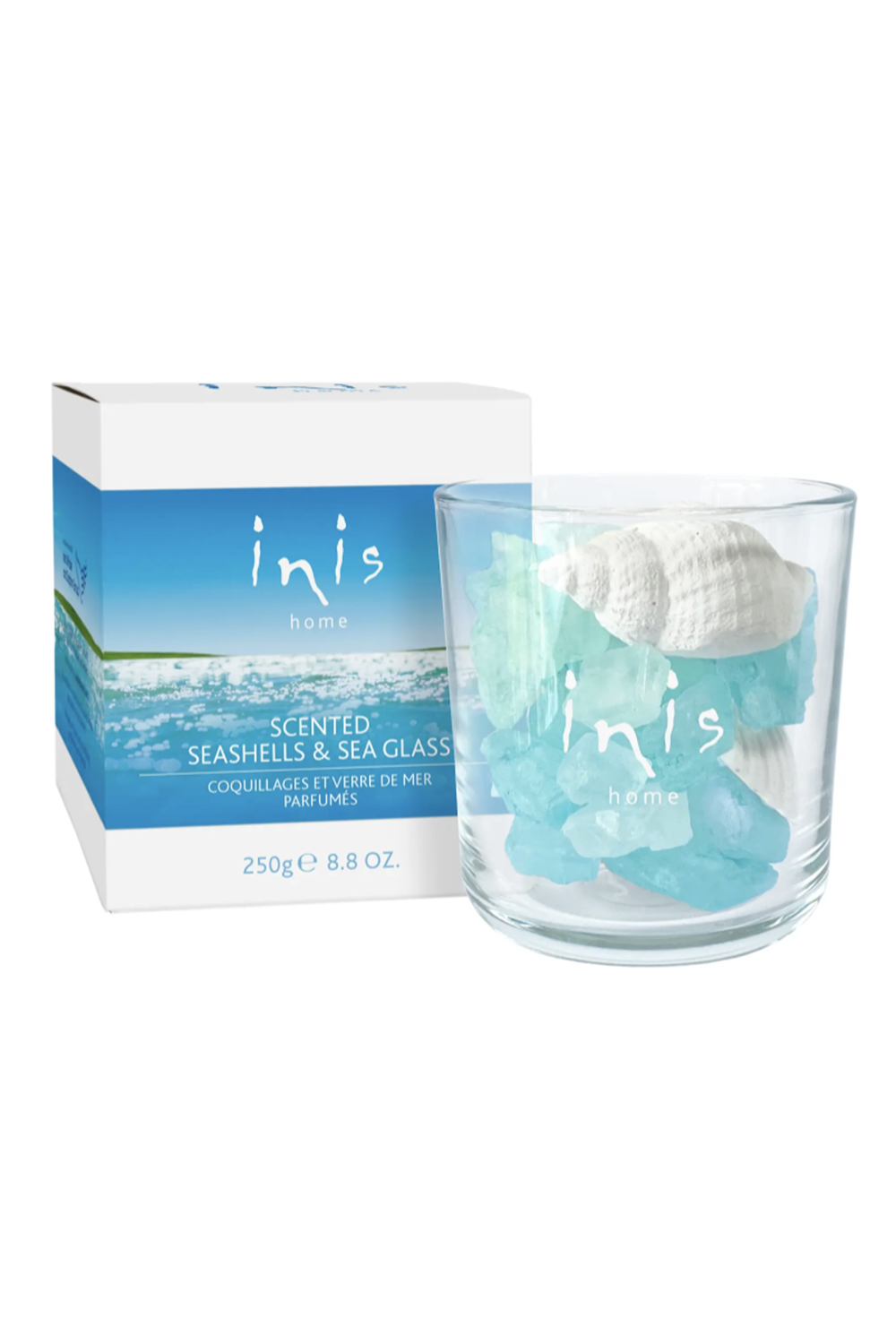 Inis "Energy of the Sea" Scented Shells + Sea Glass