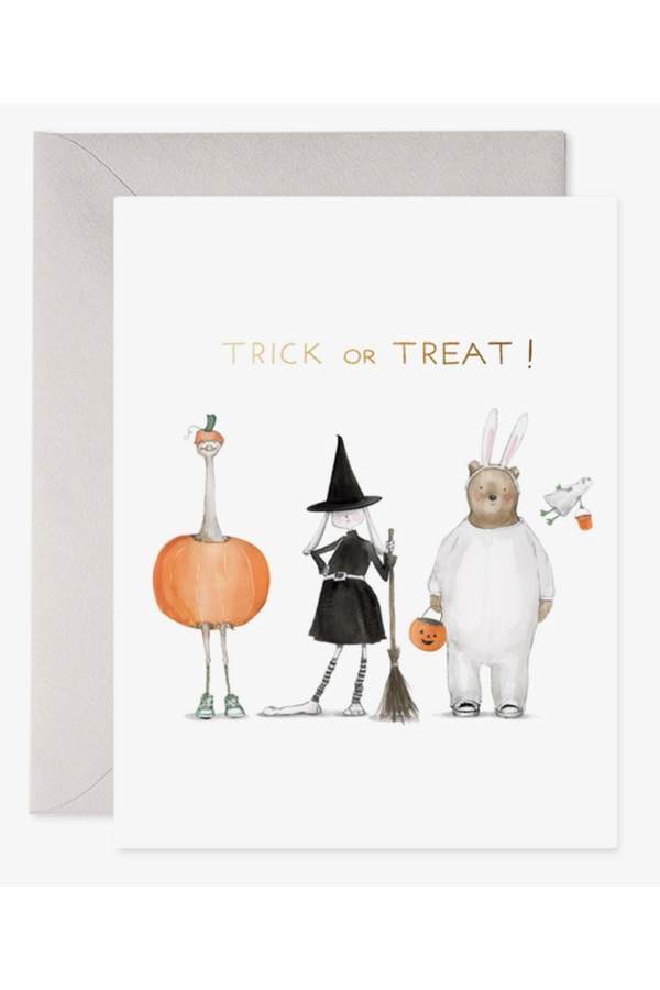 EFRAN Halloween Greeting Card - Trick or Treat Squad