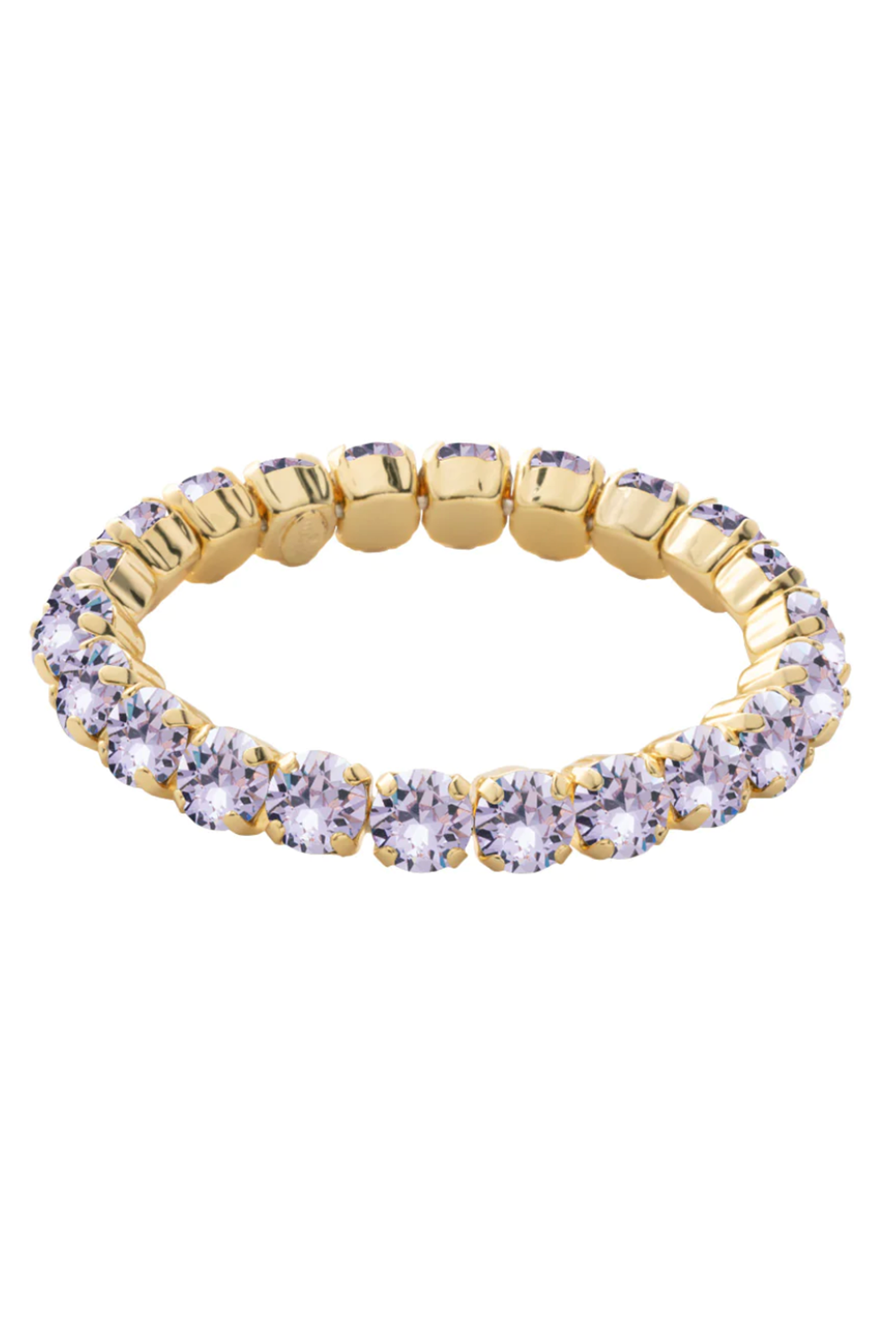 Sienna Stretch Bracelet - Bright Gold Violet
