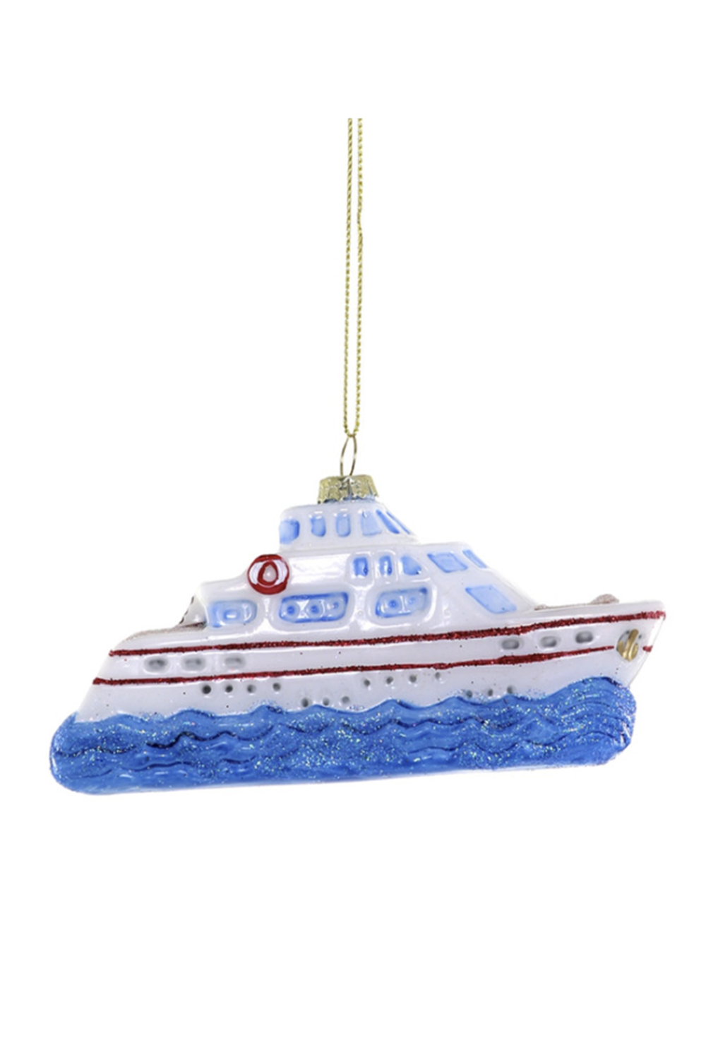 Glass Ornament - Yacht