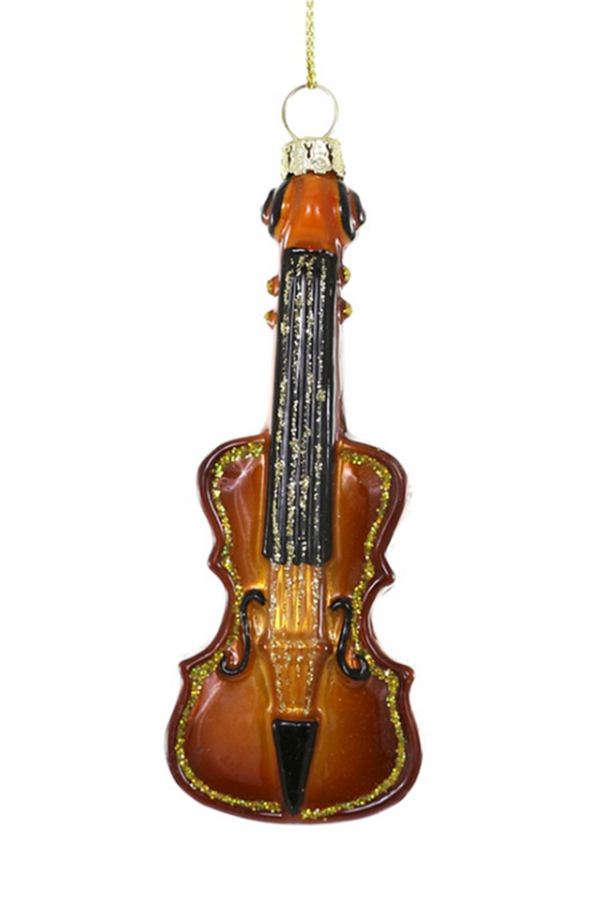 Glass Ornament - Violin